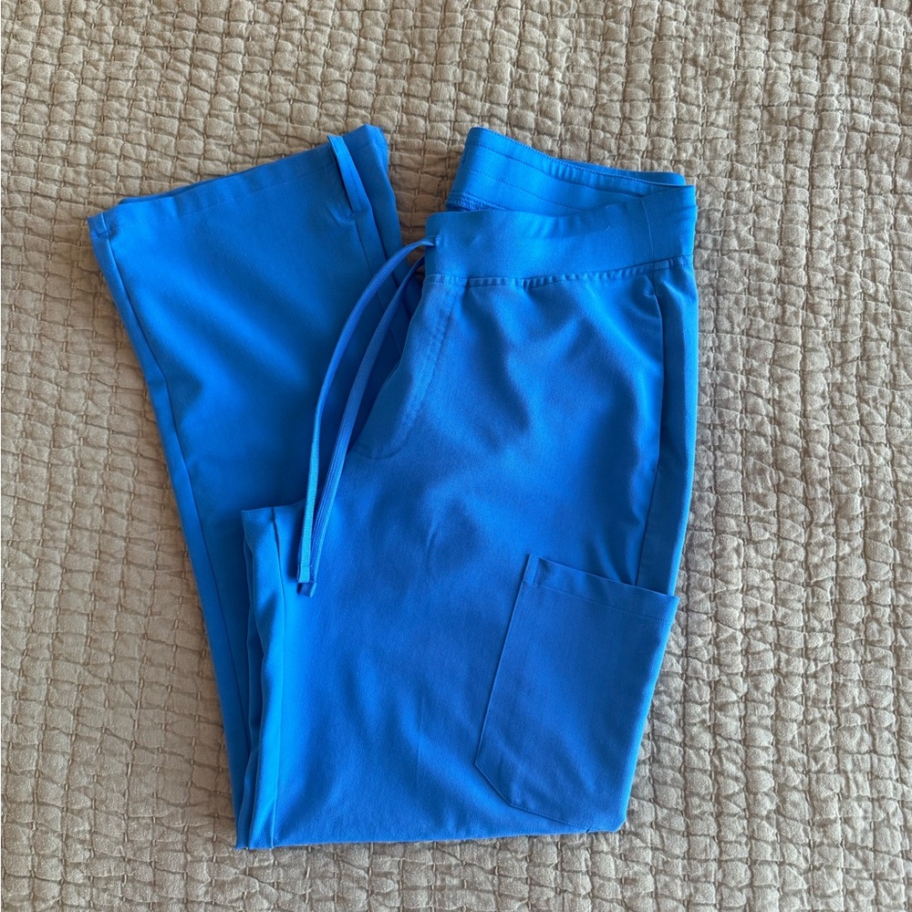 Mandala 9 Pocket Cargo Scrub Pants Royal Blue